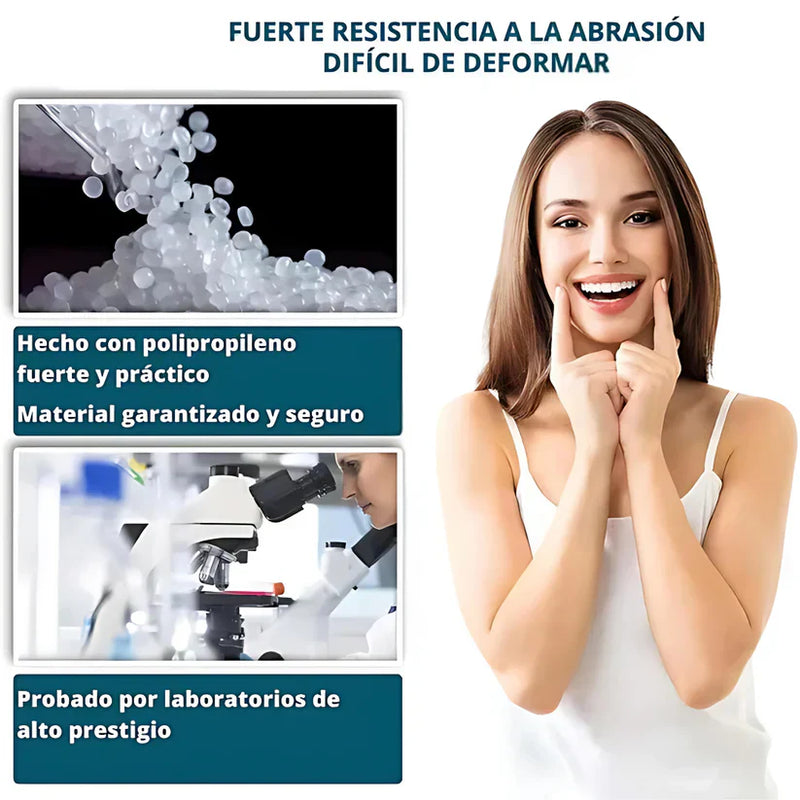 COMPRA 1 LLEVATE 4 SmilePro 🦷 - Carillas Dentales Ajustables De Resina + ESTUCHE REGALO - ¡Últimas unidades!